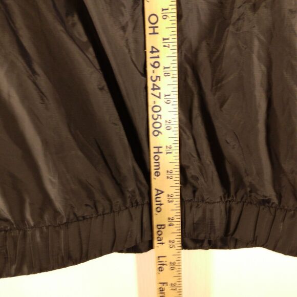 Fabletics Ziva jacket womens M Medium black nylon 1/4 zip mock neck long sleeve - Picture 4 of 8